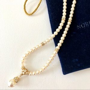 Nordstrom Pearl Rhinestones Necklace